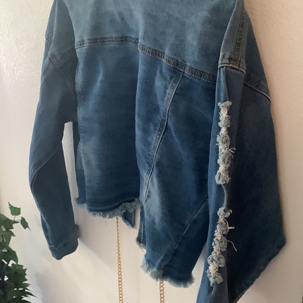 Denim Chain Jacket - Picture 11 of 14